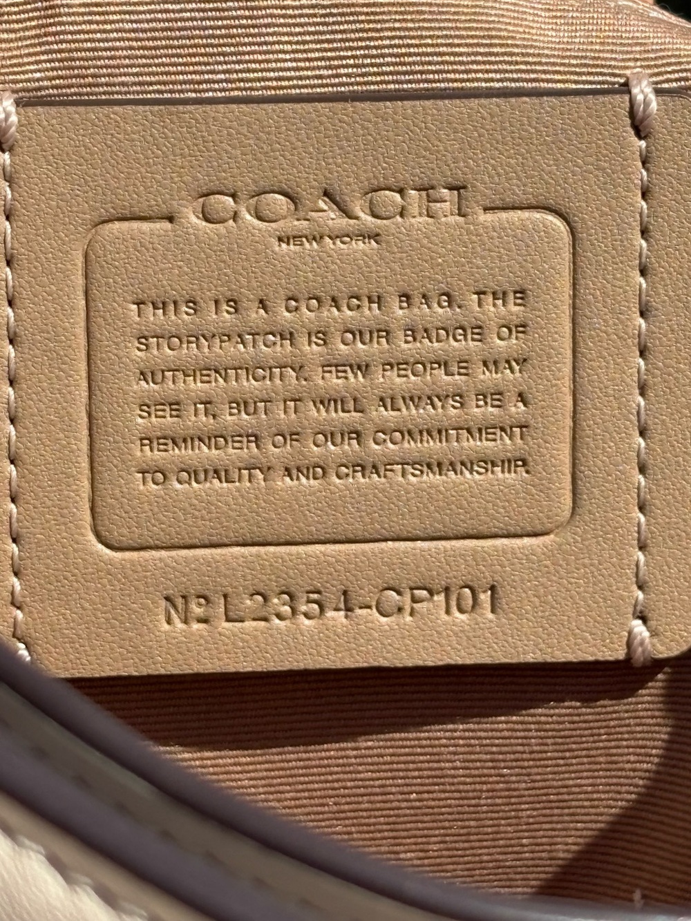 COACH Penelope Shoulder Bag In Chalk White CP101 - Picture 11 of 13